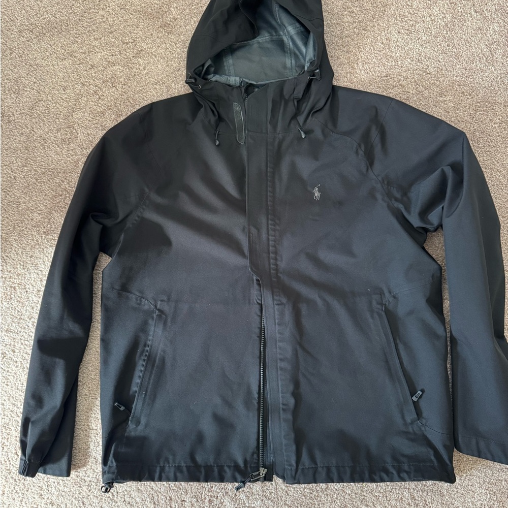 Polo Ralph Lauren Black Hooded Men's Jacket